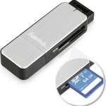 HAMA Card Reader USB 3.0 για SD/microSD Γκρι