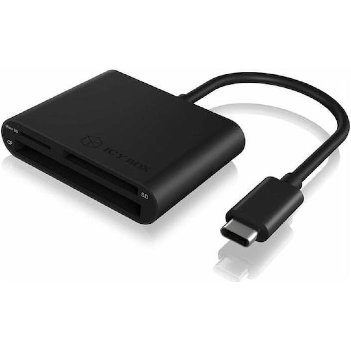 Icy Box Card Reader USB 3.0 Type-C για SD/microSD