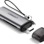 Ugreen Card Reader USB 3.1 Type-C για SD/microSD Γκρι