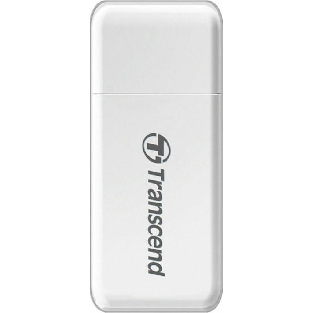 Transcend RDF5 Card Reader USB 3.0 για SD/microSD Λευκό