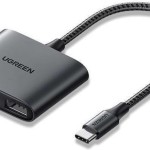 Ugreen CM387 Card Reader Type-C για SD/microSD Γκρι