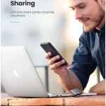 Ugreen CM387 Card Reader Type-C για SD/microSD Γκρι