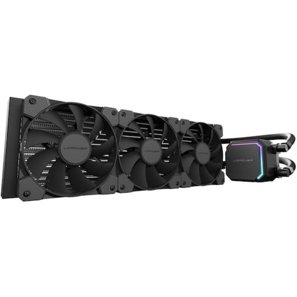 LC-Power Jet Flow Υδρόψυξη Επεξεργαστή Τριπλού Ανεμιστήρα 120mm για Socket AM4/AM5/1700/1200/115x