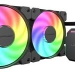 LC-Power Jet Flow Υδρόψυξη Επεξεργαστή Διπλού Ανεμιστήρα 140mm για Socket AM4/AM5/1700/1200/115x με ARGB Φωτισμό