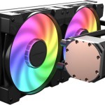 LC-Power Jet Flow Υδρόψυξη Επεξεργαστή Διπλού Ανεμιστήρα 140mm για Socket AM4/AM5/1700/1200/115x με ARGB Φωτισμό