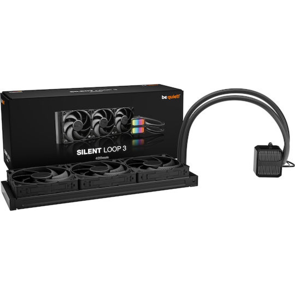 Be Quiet SILENT LOOP 3 Υδρόψυξη Επεξεργαστή Τριπλού Ανεμιστήρα 140mm για Socket AM4/AM5/1700/1200 με ARGB Φωτισμό