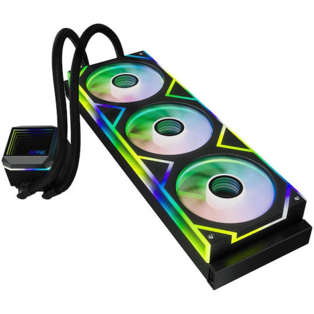 Adata Levante II 360 Υδρόψυξη Επεξεργαστή Τριπλού Ανεμιστήρα 120mm για Socket AM4/AM5/1700/1200/115x με RGB Φωτισμό