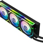 Adata Levante II 360 Υδρόψυξη Επεξεργαστή Τριπλού Ανεμιστήρα 120mm για Socket AM4/AM5/1700/1200/115x με RGB Φωτισμό