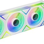 Adata Levante II 360 Υδρόψυξη Επεξεργαστή Τριπλού Ανεμιστήρα 120mm για Socket AM4/AM5/1700/1200/115x με RGB Φωτισμό Λευκή