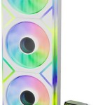 Adata Levante II 360 Υδρόψυξη Επεξεργαστή Τριπλού Ανεμιστήρα 120mm για Socket AM4/AM5/1700/1200/115x με RGB Φωτισμό Λευκή