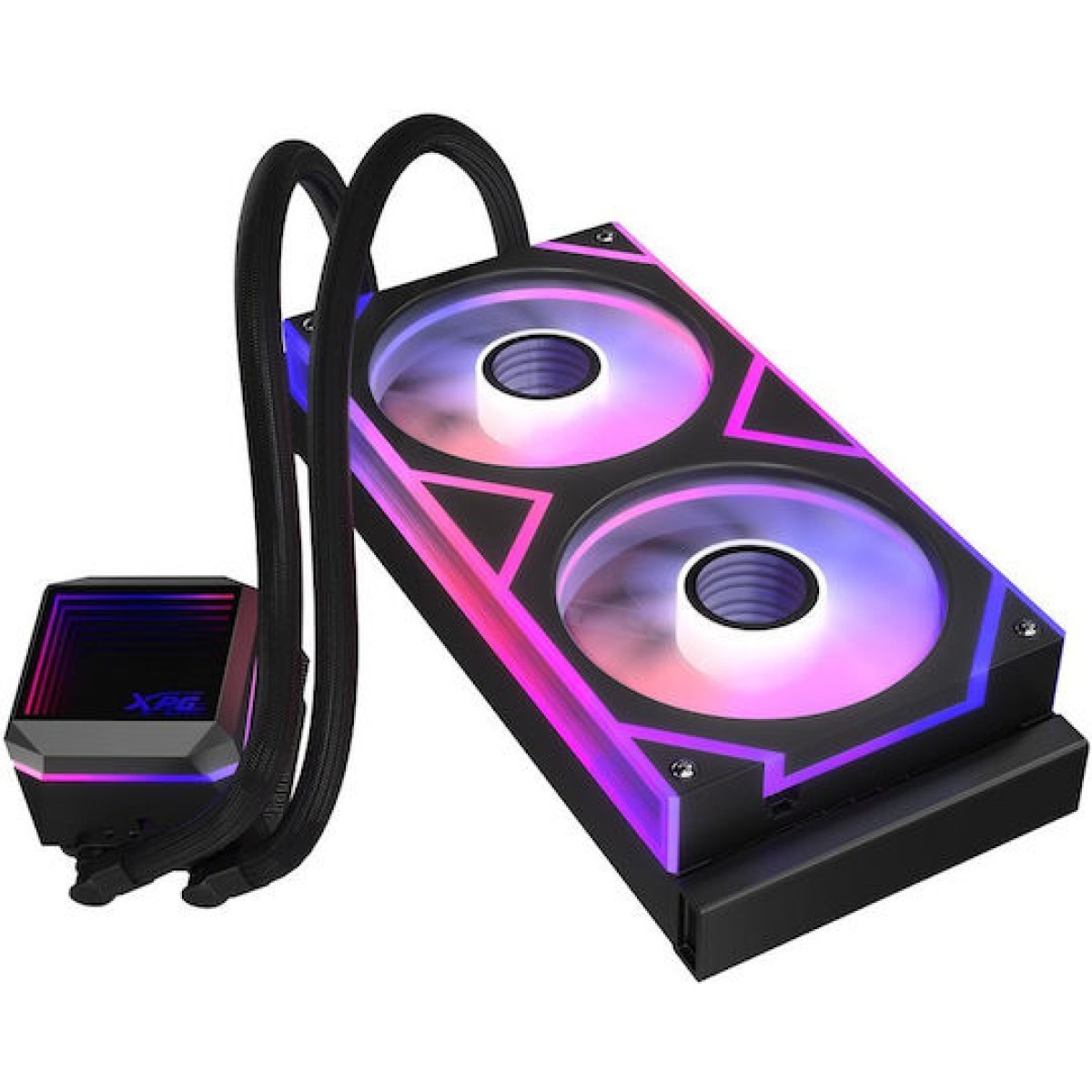 Adata XPG Levante II 240 Υδρόψυξη Επεξεργαστή Διπλού Ανεμιστήρα 120mm για Socket 1700/1200/115x με ARGB Φωτισμό