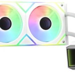 Adata XPG Levante II 240 Υδρόψυξη Επεξεργαστή Διπλού Ανεμιστήρα 120mm για Socket 1700/1200/115x με ARGB Φωτισμό Λευκή