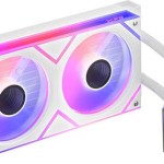 Adata XPG Levante II 240 Υδρόψυξη Επεξεργαστή Διπλού Ανεμιστήρα 120mm για Socket 1700/1200/115x με ARGB Φωτισμό Λευκή