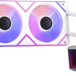 Adata XPG Levante II 240 Υδρόψυξη Επεξεργαστή Διπλού Ανεμιστήρα 120mm για Socket 1700/1200/115x με ARGB Φωτισμό Λευκή