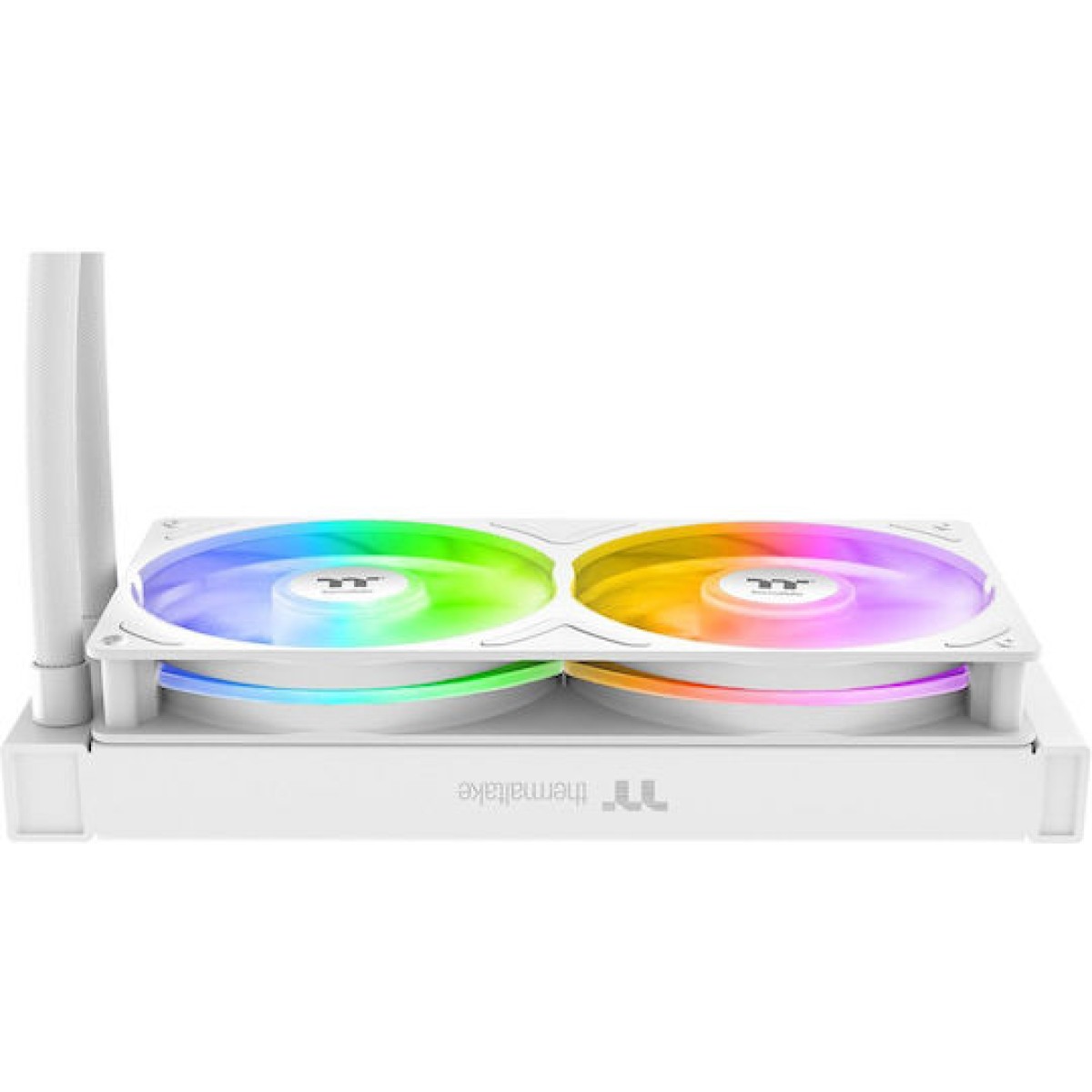 Thermaltake TH240 V3 ARGB Sync AIO Υδρόψυξη Επεξεργαστή Διπλού Ανεμιστήρα 120mm για Socket AM4/AM5/1700/1200/115x Λευκή