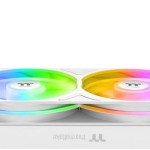 Thermaltake TH240 V3 ARGB Sync AIO Υδρόψυξη Επεξεργαστή Διπλού Ανεμιστήρα 120mm για Socket AM4/AM5/1700/1200/115x Λευκή