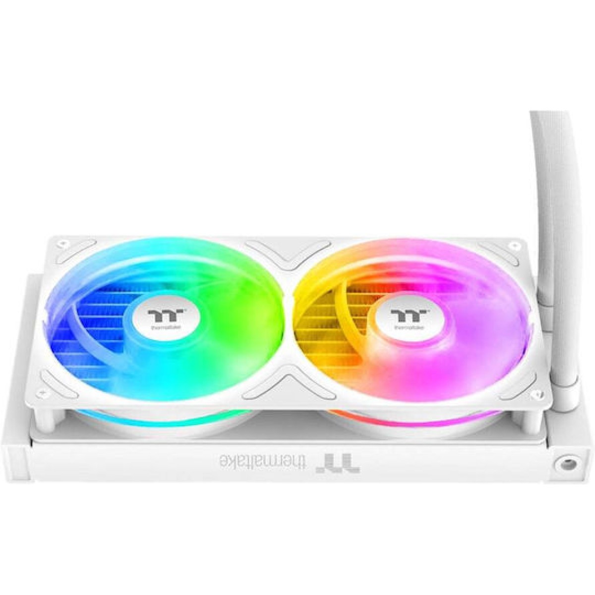 Thermaltake TH240 V3 ARGB Sync AIO Υδρόψυξη Επεξεργαστή Διπλού Ανεμιστήρα 120mm για Socket AM4/AM5/1700/1200/115x Λευκή