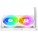 Thermaltake TH240 V3 ARGB Sync AIO Υδρόψυξη Επεξεργαστή Διπλού Ανεμιστήρα 120mm για Socket AM4/AM5/1700/1200/115x Λευκή