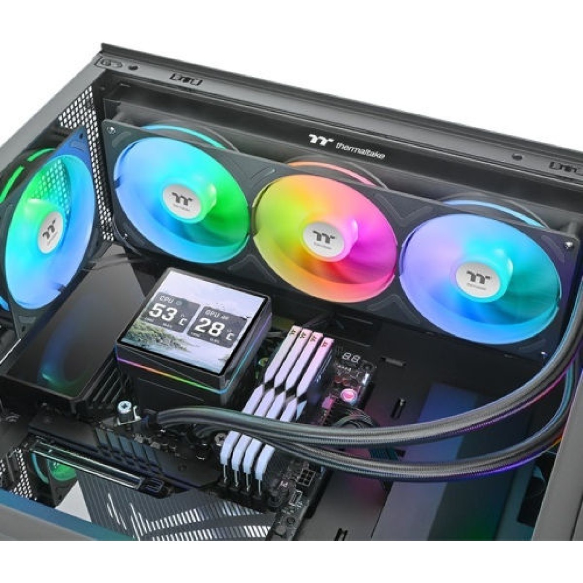 Thermaltake TH360 V3 Ultra ARGB Sync AIO Υδρόψυξη Επεξεργαστή Τριπλού Ανεμιστήρα 120mm για Socket AM4/AM5/1700/1200/115x