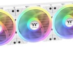 Thermaltake MINECUBE 360 Ultra AIO Υδρόψυξη Επεξεργαστή Τριπλού Ανεμιστήρα 120mm για Socket AM4/AM5/1700/1200/115x με ARGB Φωτισμό Λευκή