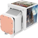 Thermaltake MINECUBE 360 Ultra AIO Υδρόψυξη Επεξεργαστή Τριπλού Ανεμιστήρα 120mm για Socket AM4/AM5/1700/1200/115x με ARGB Φωτισμό Λευκή