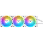 Thermaltake MINECUBE 360 Ultra AIO Υδρόψυξη Επεξεργαστή Τριπλού Ανεμιστήρα 120mm για Socket AM4/AM5/1700/1200/115x με ARGB Φωτισμό Λευκή