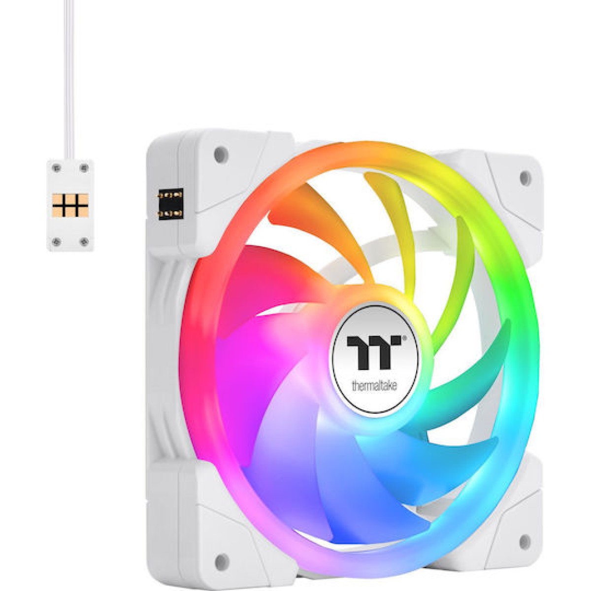 Thermaltake MINECUBE 360 Ultra AIO Υδρόψυξη Επεξεργαστή Τριπλού Ανεμιστήρα 120mm για Socket AM4/AM5/1700/1200/115x με ARGB Φωτισμό Λευκή