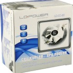 LC-Power LC-CC-85 Ψύκτρα Επεξεργαστή Low Profile για Socket AM4/AM5/115x Λευκή