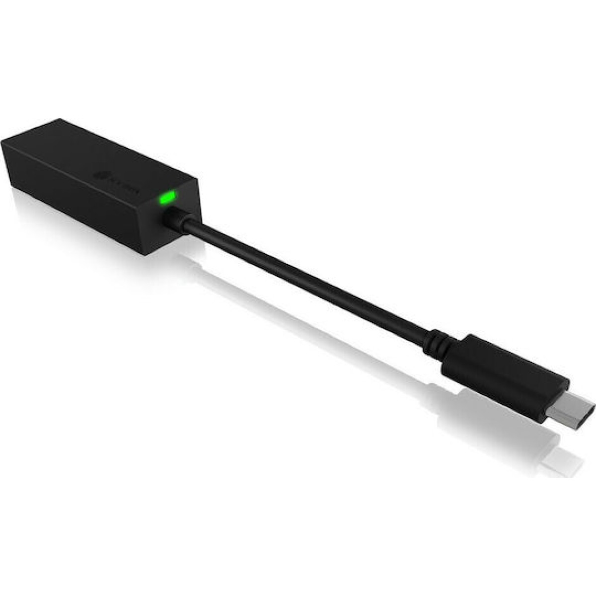 Icy Box IB-LAN100-C3 USB-C Αντάπτορας Δικτύου για Ενσύρματη σύνδεση Gigabit Ethernet