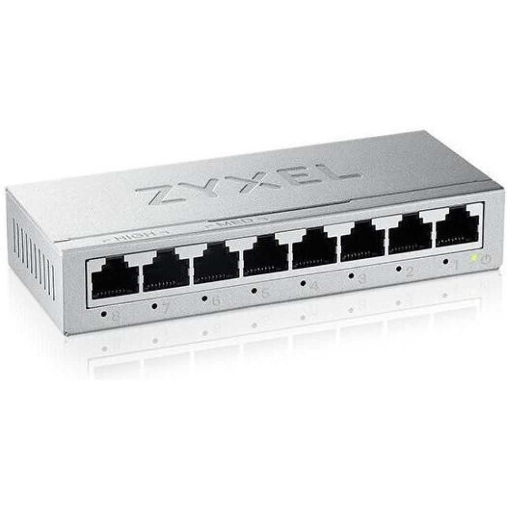 Zyxel GS-108B v5 Unmanaged L2 Switch με 8 Θύρες Gigabit (1Gbps) Ethernet