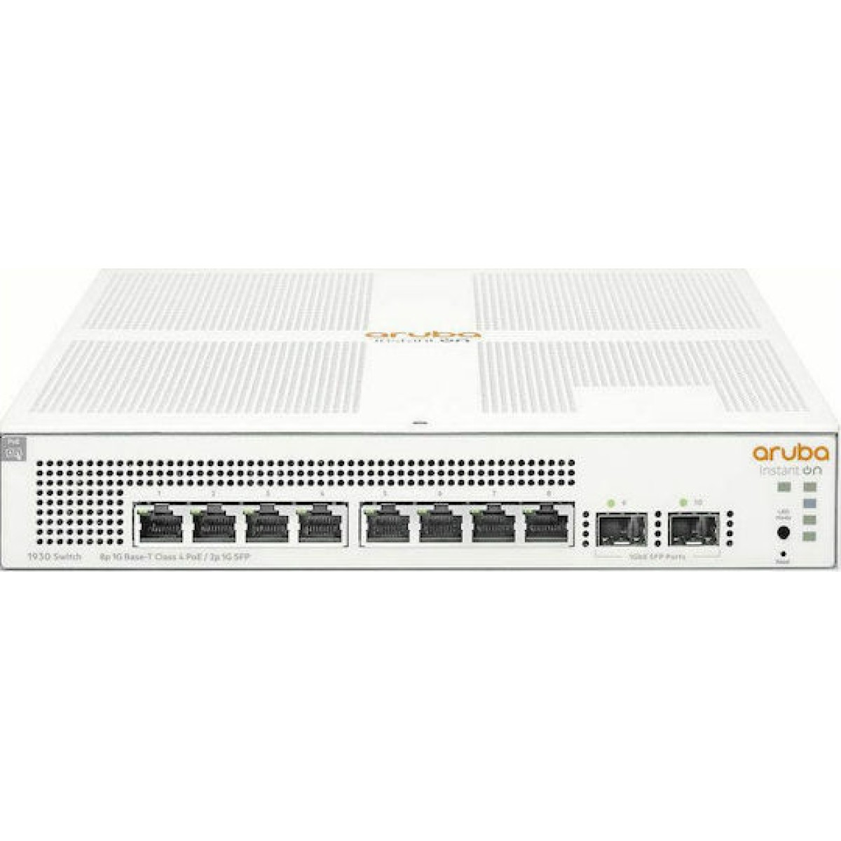 Aruba Instant On 1930 Managed L2 PoE+ Switch με 8 Θύρες Gigabit (1Gbps) Ethernet και 2 SFP Θύρες