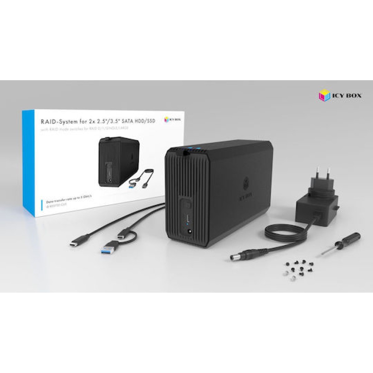 Icy Box Θήκη για Σκληρό Δίσκο SATA III με σύνδεση SATA