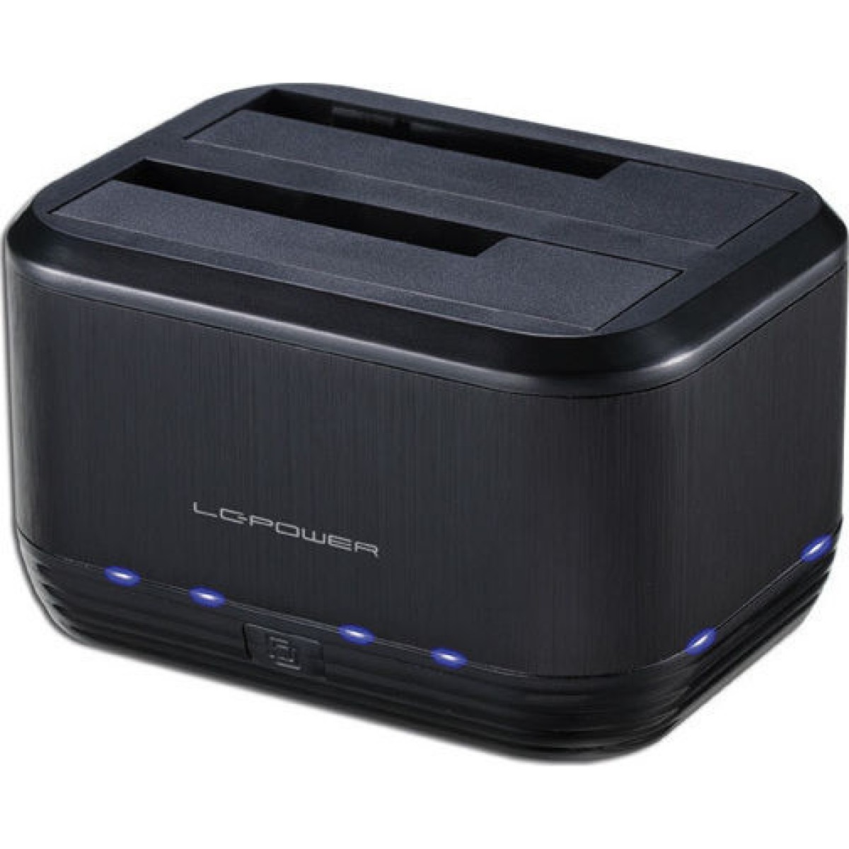 LC-Power Docking Station για 2 Σκληρούς Δίσκους SATA 2.5