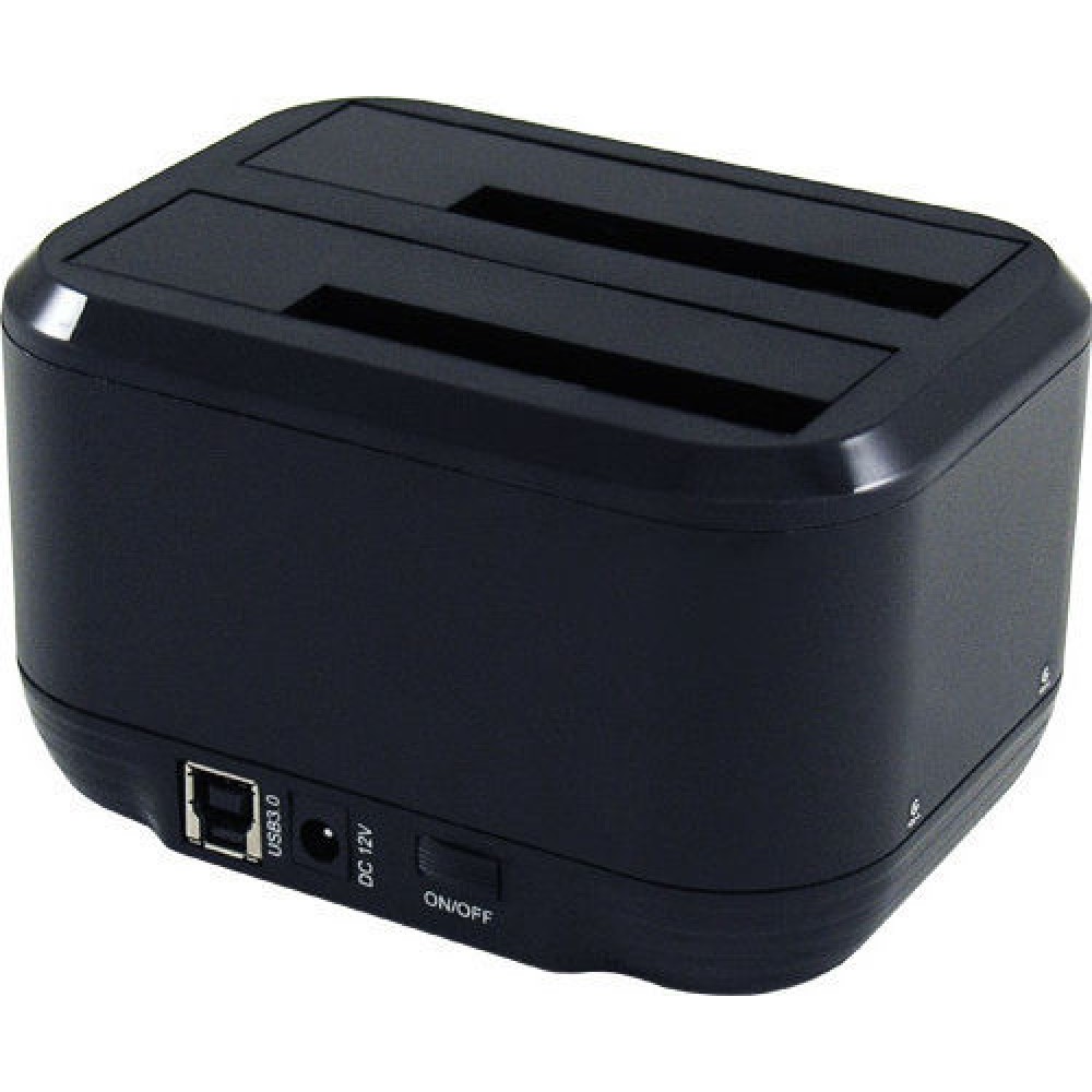 LC-Power Docking Station για 2 Σκληρούς Δίσκους SATA 2.5