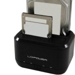 LC-Power Docking Station για 2 Σκληρούς Δίσκους SATA 2.5