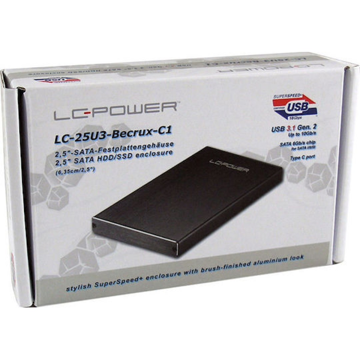 LC-Power Θήκη για Σκληρό Δίσκο 2.5