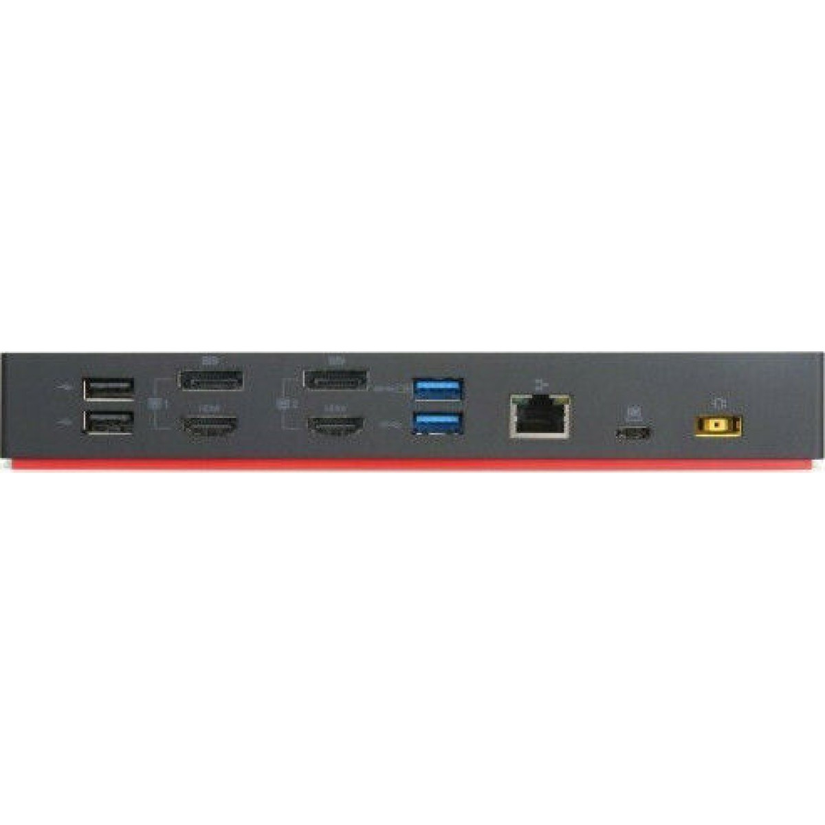 Lenovo ThinkPad Hybrid USB-C / USB-A Docking Station με HDMI/DisplayPort 4K PD Ethernet και συνδεση 2 Οθονών Μαύρο