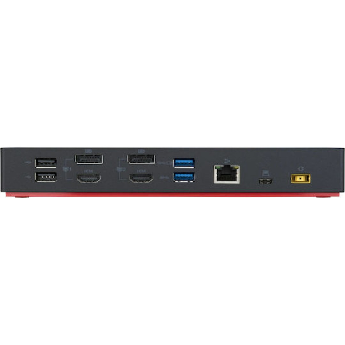 Lenovo ThinkPad Hybrid USB-C / USB-A Docking Station με HDMI/DisplayPort 4K PD Ethernet και συνδεση 2 Οθονών Μαύρο