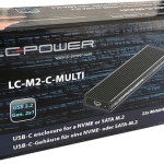 LC-Power Θήκη για Σκληρό Δίσκο M.2 PCI Express / SATA III NVME με σύνδεση USB 3.1 Type-C