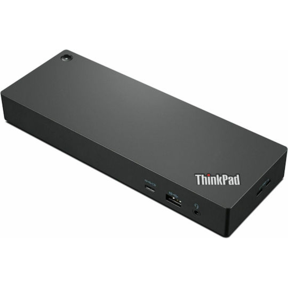 Lenovo ThinkPad Universal USB-C Docking Station με HDMI/DisplayPort 4K PD Ethernet και συνδεση 3 Οθονών Μαύρο