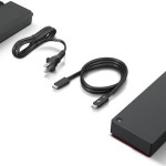 Lenovo ThinkPad Universal USB-C Docking Station με HDMI/DisplayPort 4K PD Ethernet και συνδεση 3 Οθονών Μαύρο