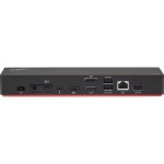 Lenovo ThinkPad Universal USB-C Docking Station με HDMI/DisplayPort 4K PD Ethernet και συνδεση 3 Οθονών Μαύρο