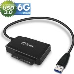 Fantec SATA 6G Αντάπτορας Μαύρο (2571)