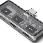 Αντάπτορας Satechi Mobile Xr Hub Microsd Reader Γυαλιά Ar Xr Type-c Male 1 X Type-c 100w 1 X Type-c 10gbps 4k@60hz 1 X Microsd Space Grey St-hxrsdm