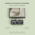 Αντάπτορας Satechi Mobile Xr Hub Microsd Reader Γυαλιά Ar Xr Type-c Male 1 X Type-c 100w 1 X Type-c 10gbps 4k@60hz 1 X Microsd Space Grey St-hxrsdm