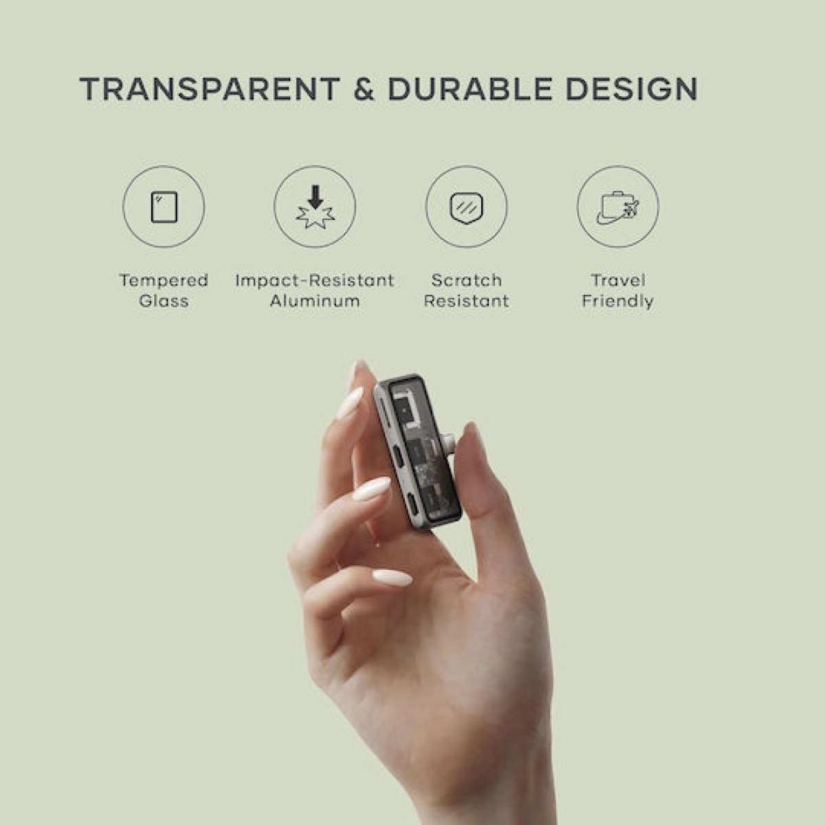 Αντάπτορας Satechi Mobile Xr Hub Microsd Reader Γυαλιά Ar Xr Type-c Male 1 X Type-c 100w 1 X Type-c 10gbps 4k@60hz 1 X Microsd Space Grey St-hxrsdm