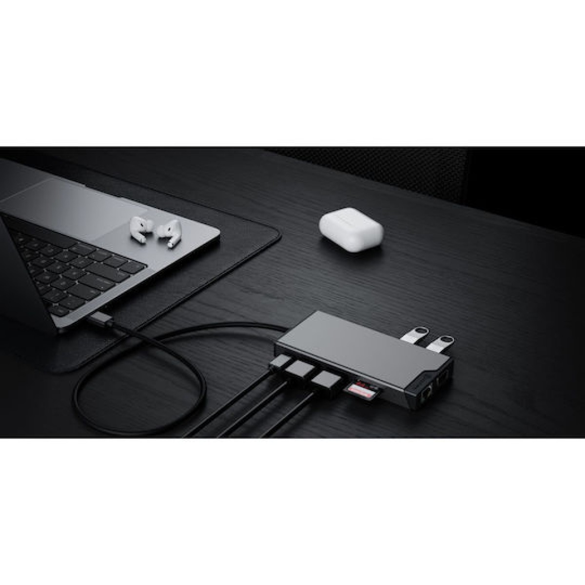 Alogic 12-in-1 USB-C Docking Station με HDMI 4K PD Ethernet και σύνδεση 3 Οθονών Γκρι