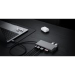 Alogic 12-in-1 USB-C Docking Station με HDMI 4K PD Ethernet και σύνδεση 3 Οθονών Γκρι