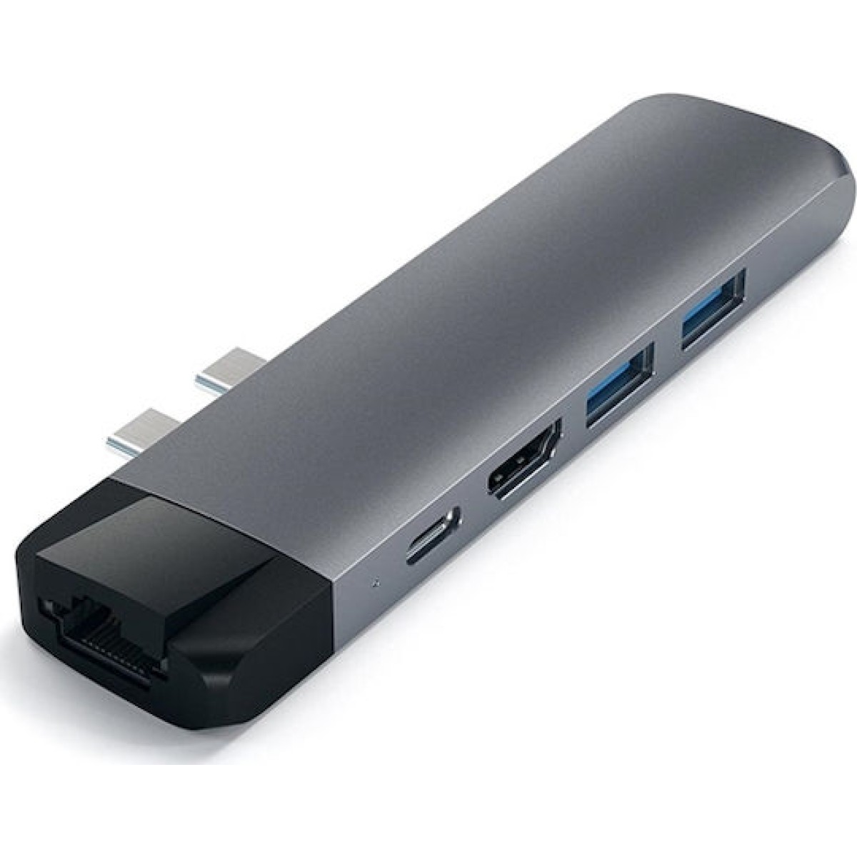 Satechi Docking Station με Διπλό USB-C HDMI 4K PD Ethernet Γκρι (ST-TCPHEM)