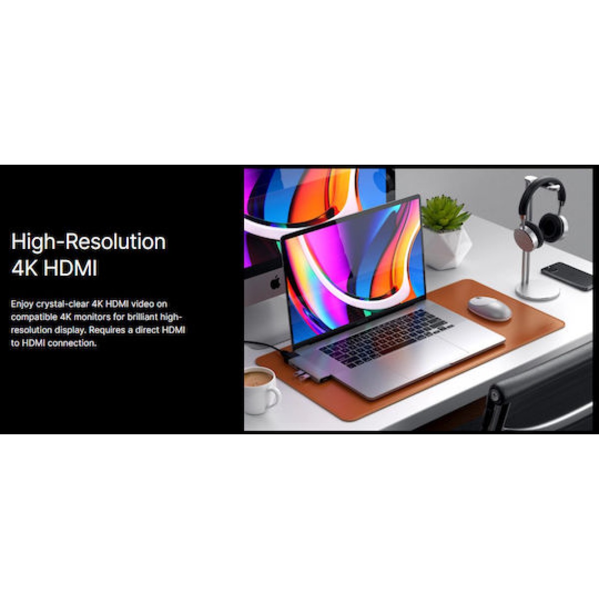 Satechi Docking Station με Διπλό USB-C HDMI 4K PD Ethernet Γκρι (ST-TCPHEM)